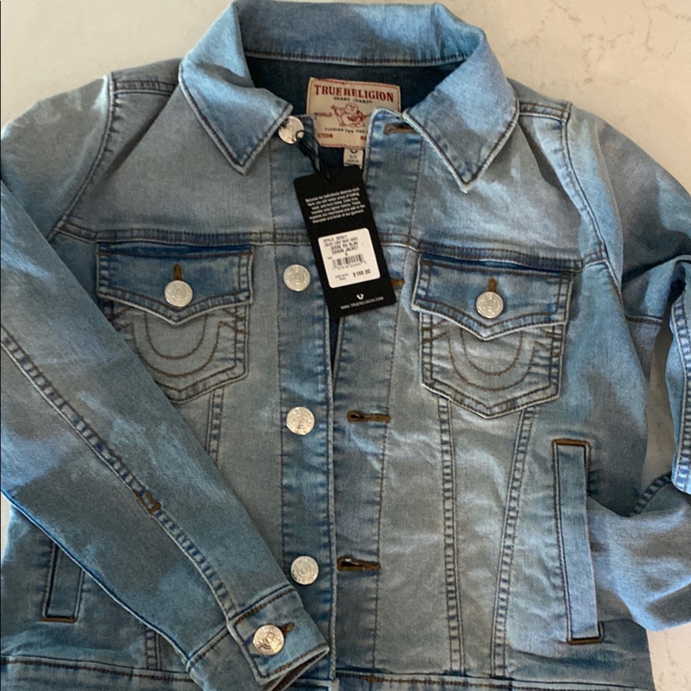 True Religion Light Blue Denim Jacket